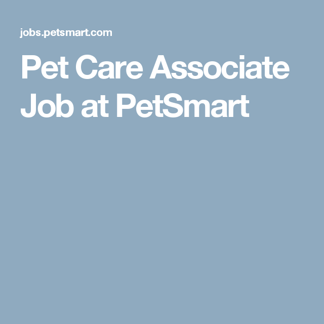 petsmart associate careers